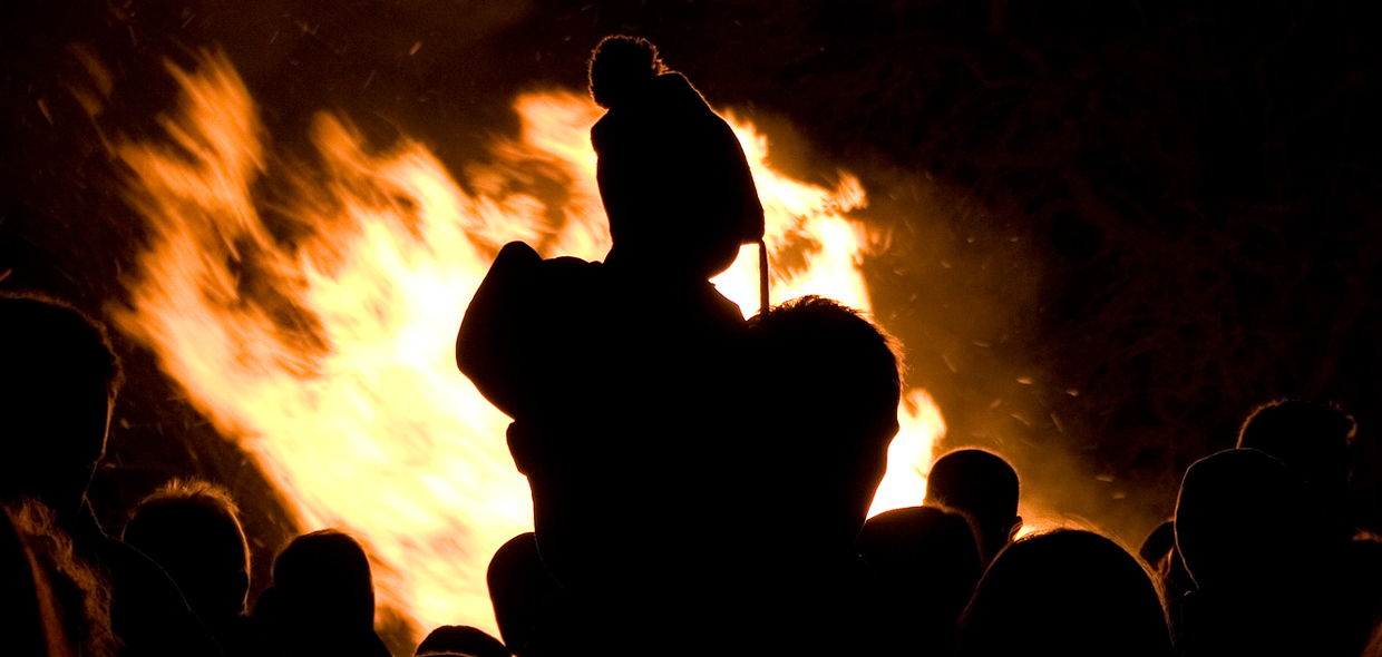 bonfire night in Hesket Newmarket